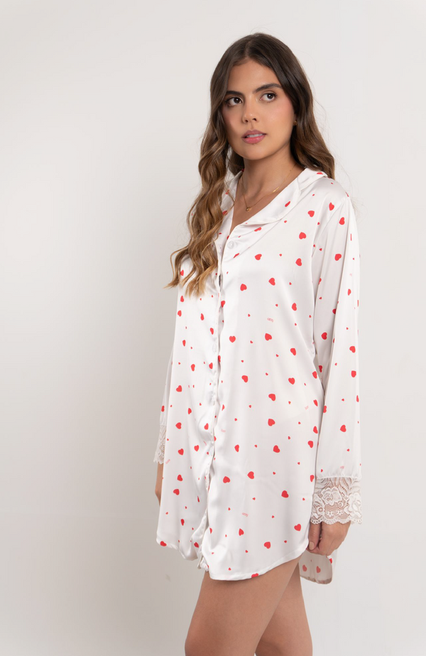 AMOR PURO SET BATA MANGA LARGA