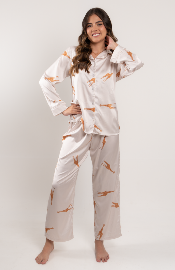 JIRAFAS SET PANTALÓN CAMISA LARGA