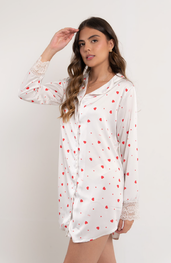 AMOR PURO SET BATA MANGA LARGA