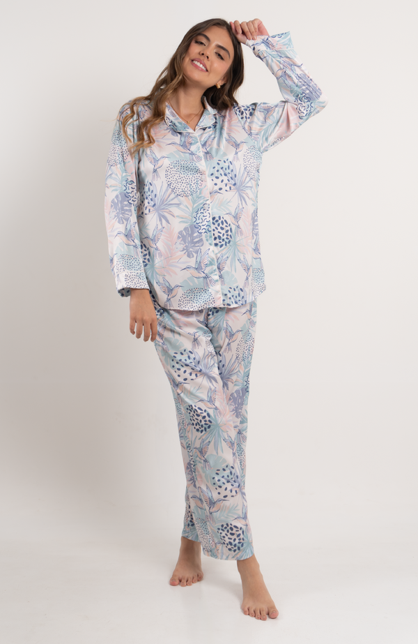 COLIBRÍ SALVAJE SET PANTALÓN CAMISA LARGA