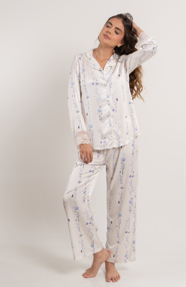 CONJUNTO PERLA FLORAL