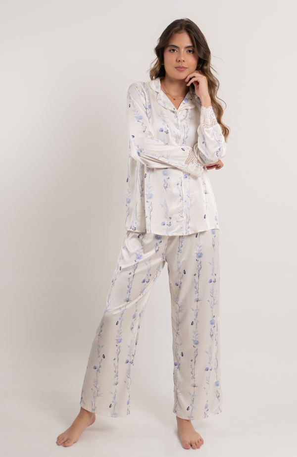 CONJUNTO PERLA FLORAL