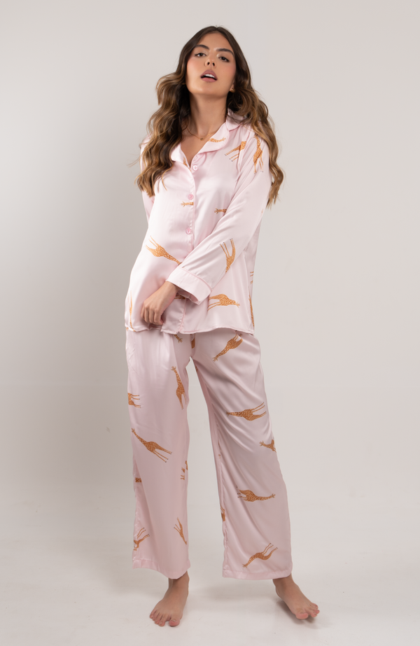 JIRAFAS SET PANTALÓN CAMISA LARGA