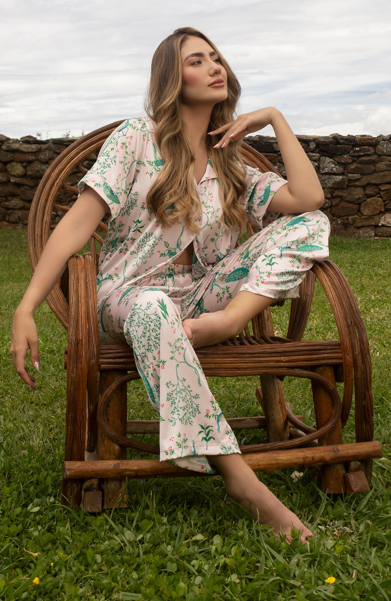 ELENNA SET PANTALON MANGA CORTA