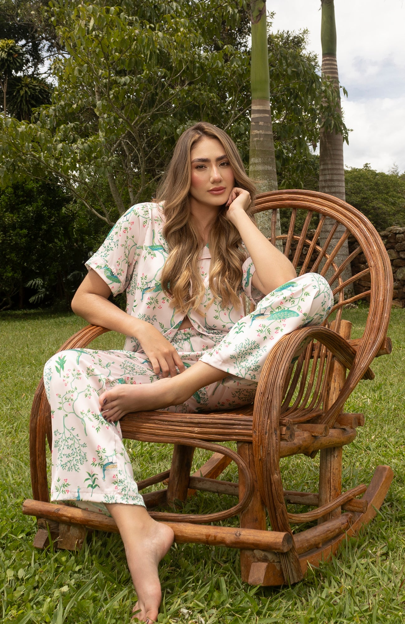 ELENNA SET PANTALON MANGA CORTA