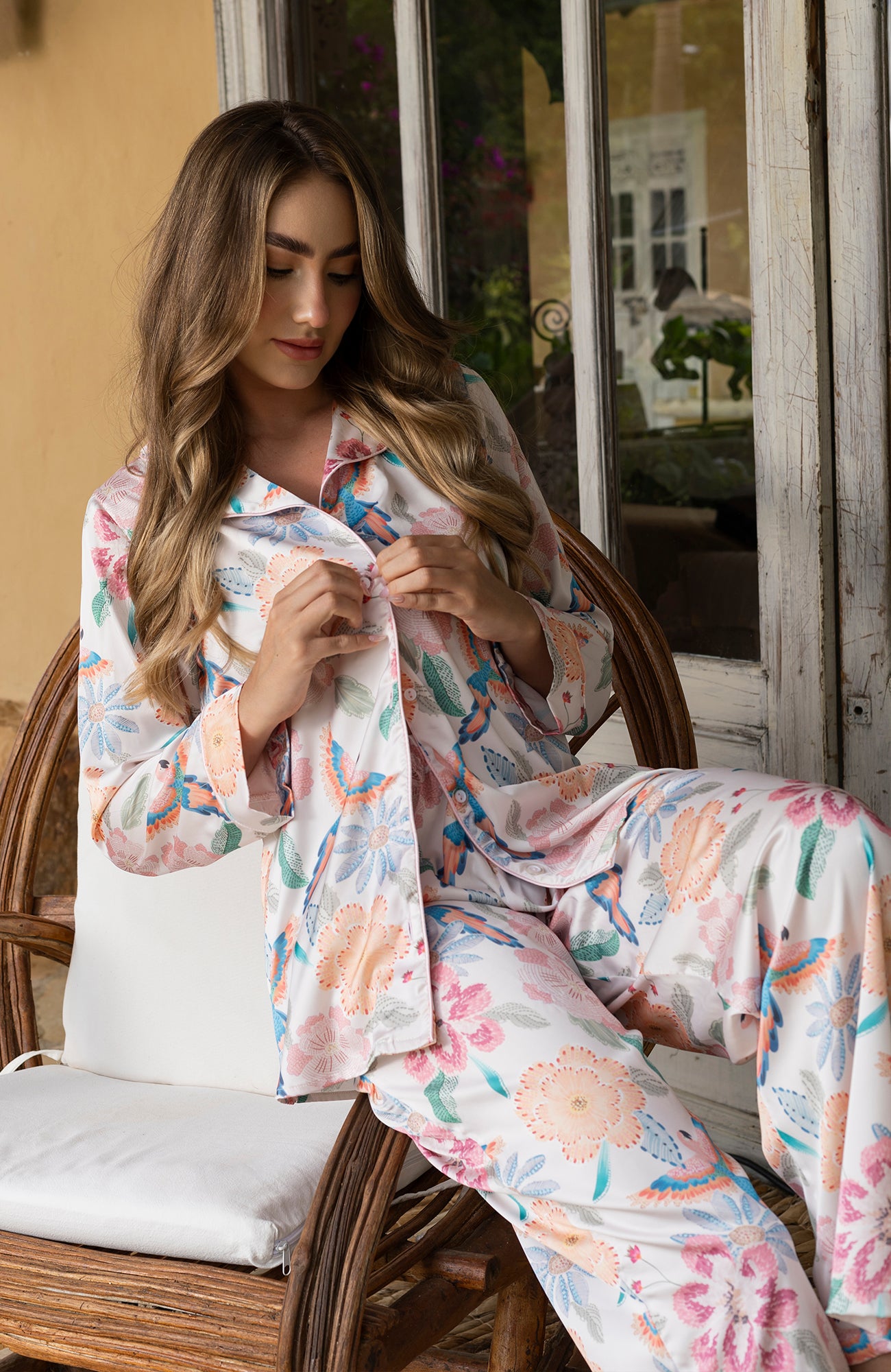 MACARENA SET PANTALÓN CAMISA LARGA