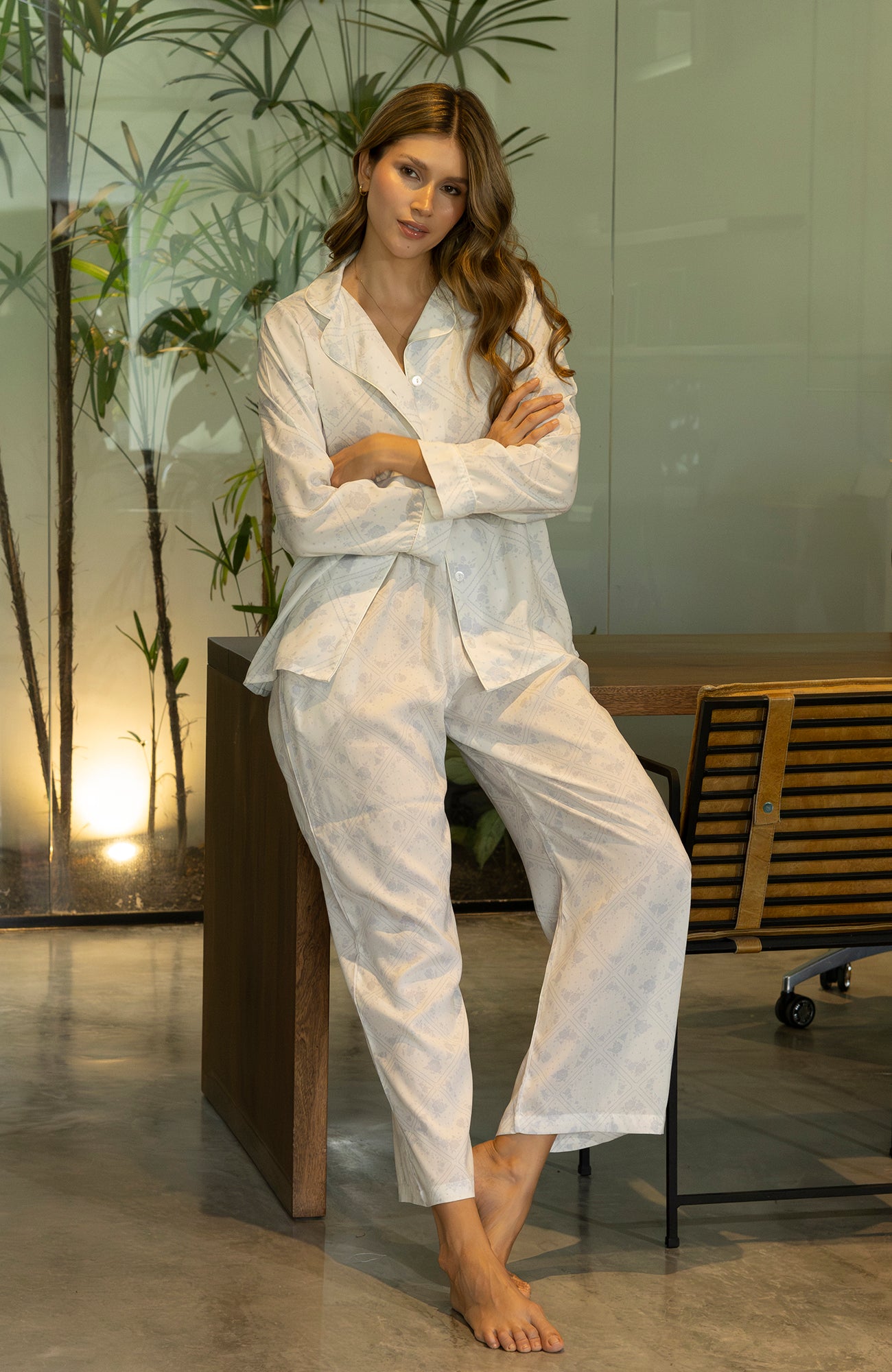 SET AMELIE PANTALÓN CAMISA LARGA